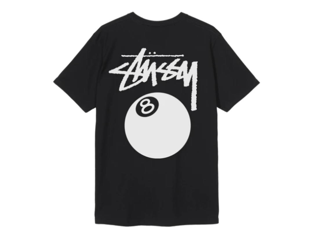 Stussy Stussy 8 Ball Pig Dyed Tee Black