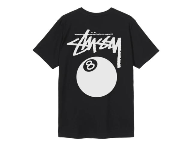 Stussy Stussy 8 Ball Pig Dyed Tee Black - view 1