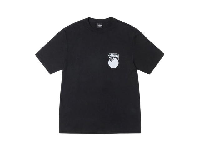 Stussy Stussy 8 Ball Tee Pigment Dyed Black - view 1