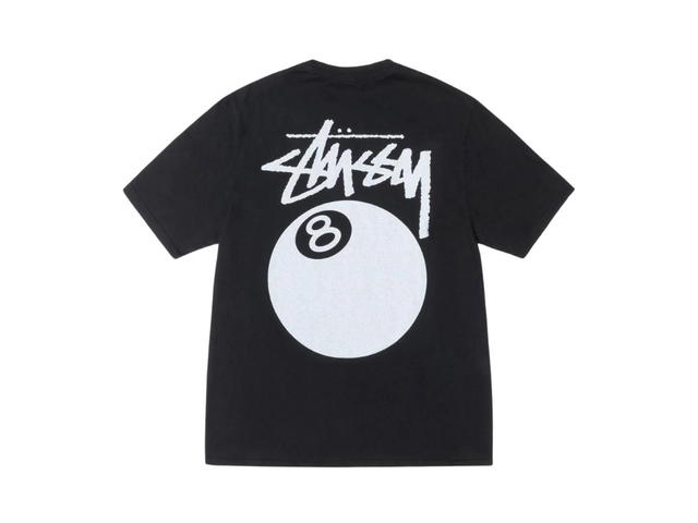 Stussy Stussy 8 Ball Tee Pigment Dyed Black - view 2