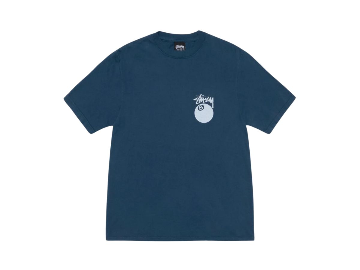 Stussy Stussy 8 Ball Tee Pigment Dyed Navy