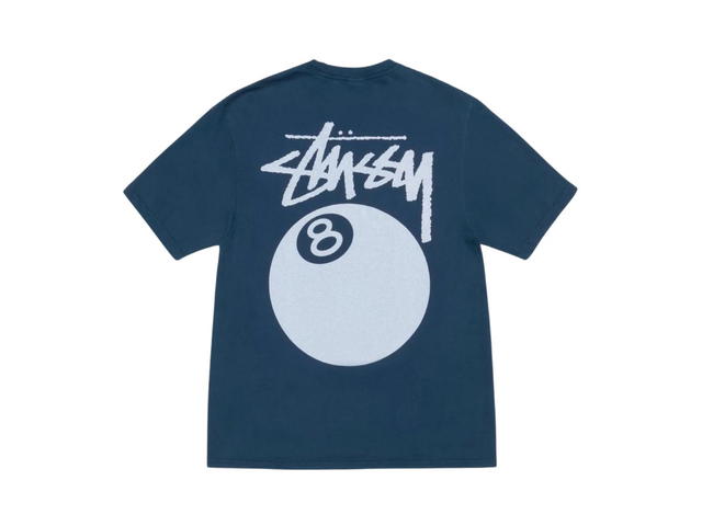 Stussy Stussy 8 Ball Tee Pigment Dyed Navy - view 2