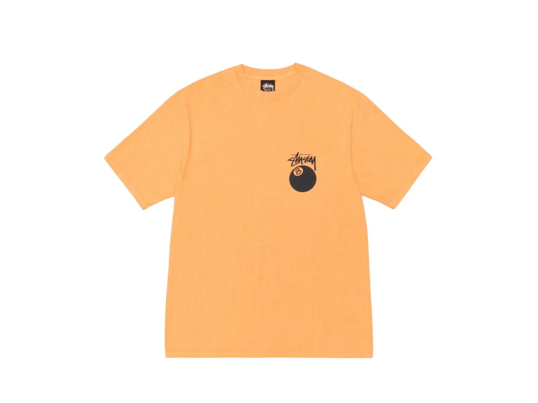 Stussy Stussy 8 Ball Tee PigmentI Dyed Orange