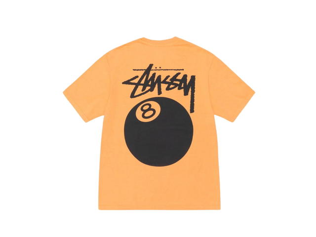Stussy Stussy 8 Ball Tee PigmentI Dyed Orange - view 2