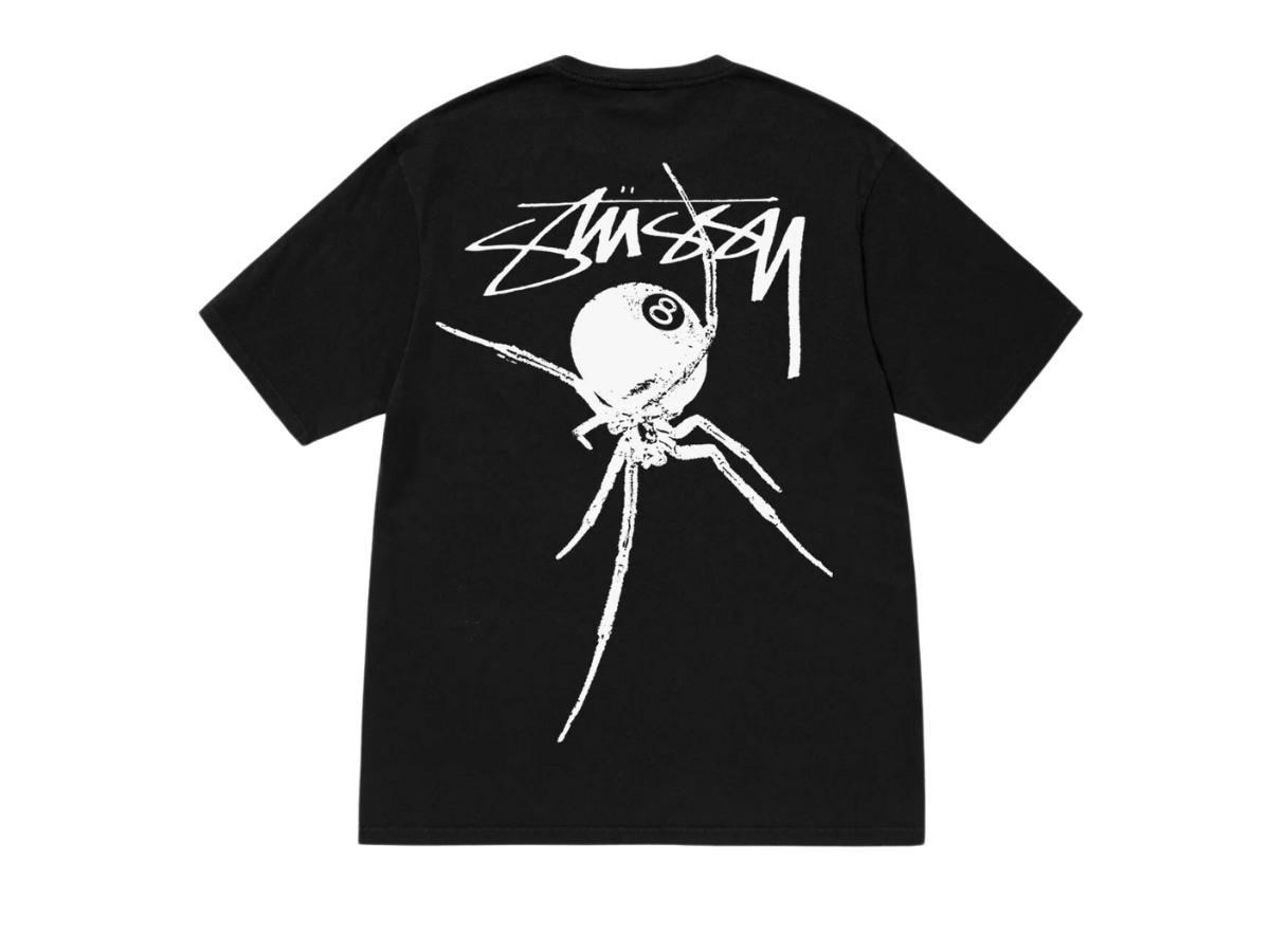 Stussy Stussy Arachnid Tee Pigment Dyed Black