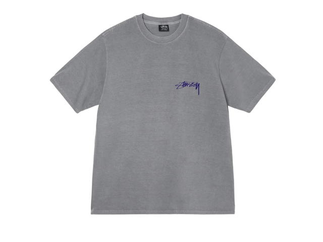 Stussy Stussy Arachnid Tee Pigment Dyed Grey - view 2