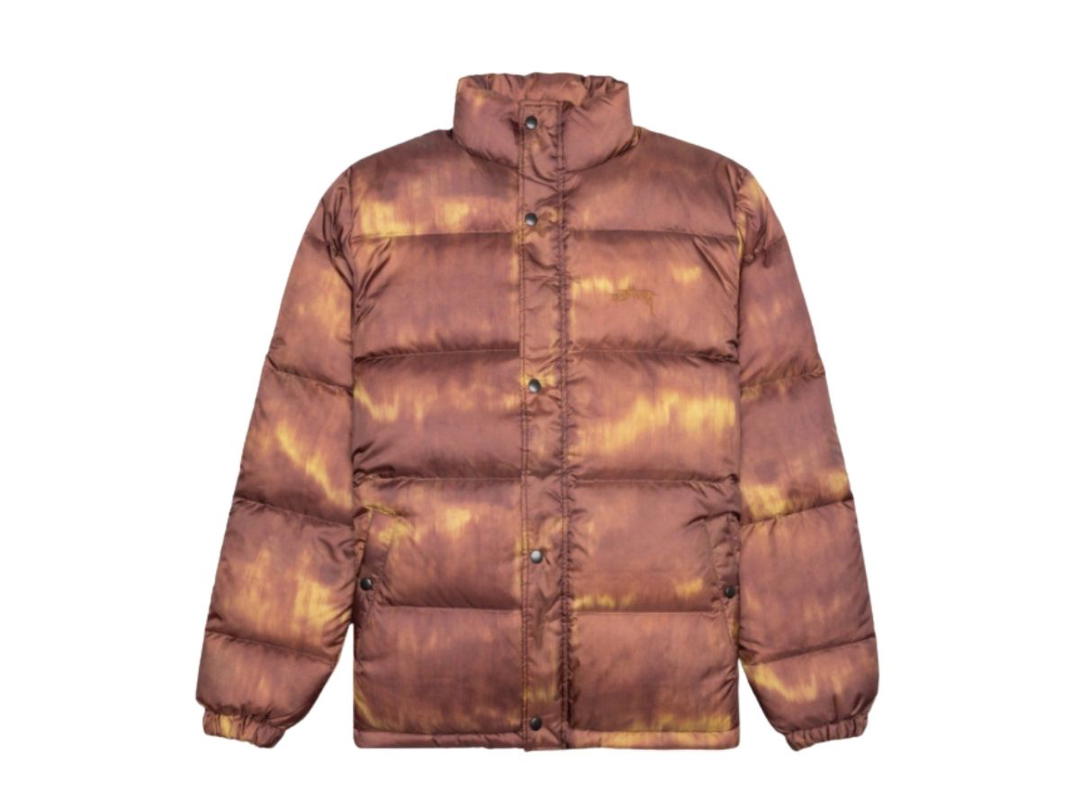 Stussy STUSSY AURORA PUFFER JACKET Brown
