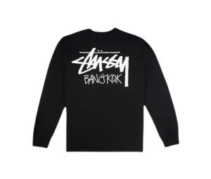 Buy Stussy Bangkok L/S Tee Black at Sasom – Authentic and Ready to Ship