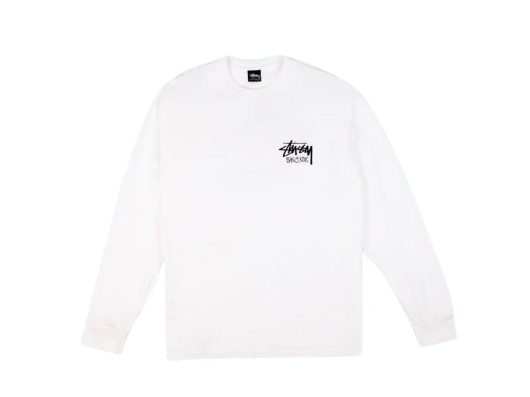 Stussy Stussy Bangkok L/S Tee White