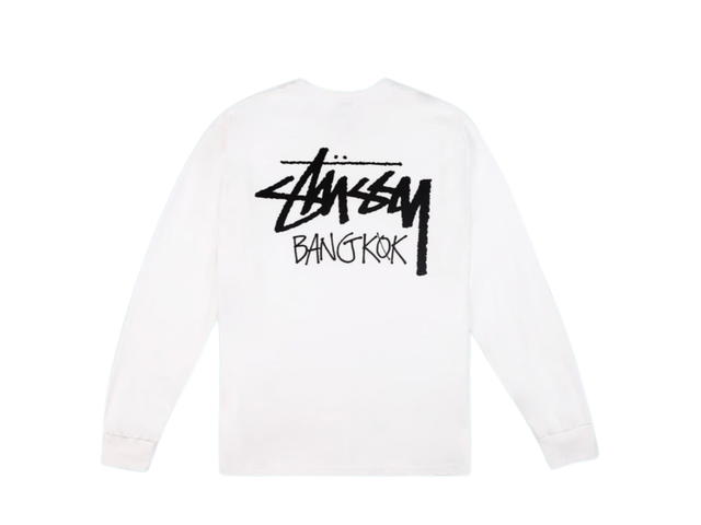 Stussy Stussy Bangkok L/S Tee White - view 2