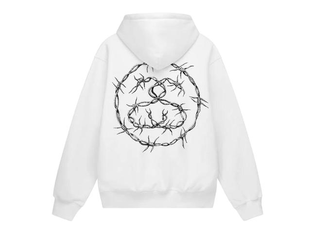 Stussy Stussy Barb Hoodie White - view 1