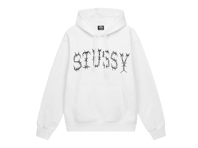 Stussy Stussy Barb Hoodie White - view 2
