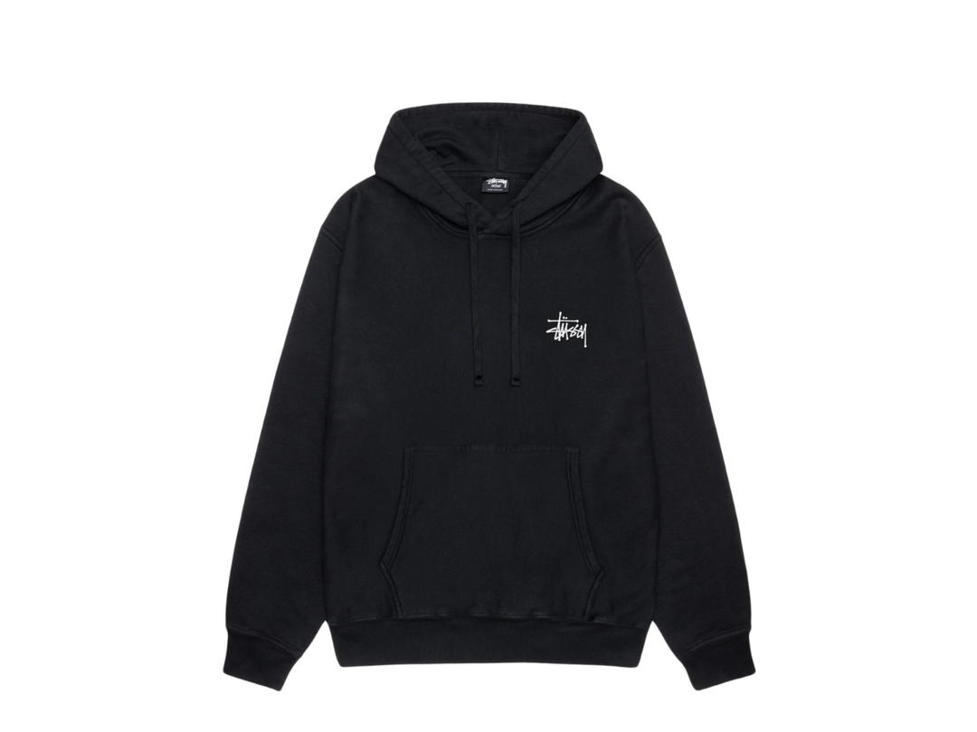 Stussy Stussy Basic Hoodie Pigment Dyed Black SS23