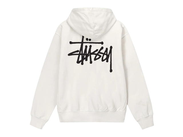 Stussy Stussy Basic Pig. Dyed Hoodie Natural - view 1