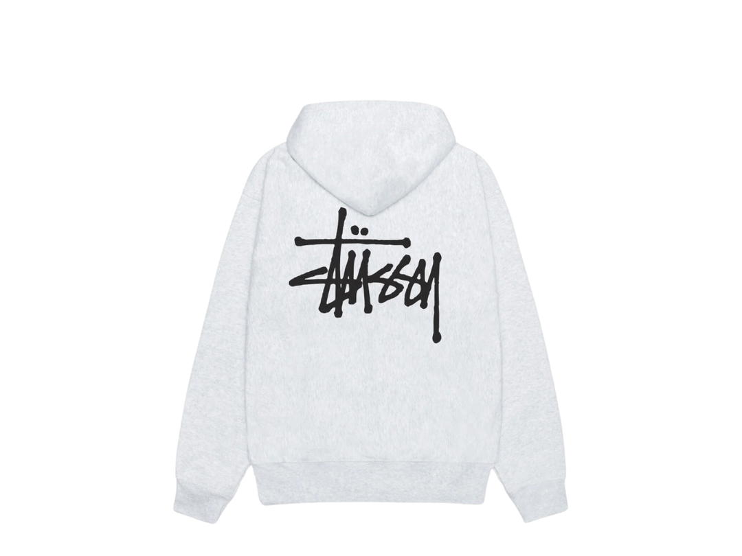 Stussy Stussy Basic Stüssy Hoodie Ash Heather 2024