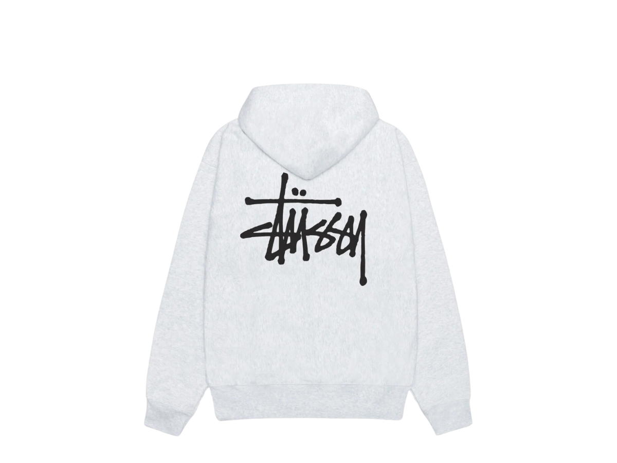 Stussy Stussy Basic Stüssy Hoodie Ash Heather 2024