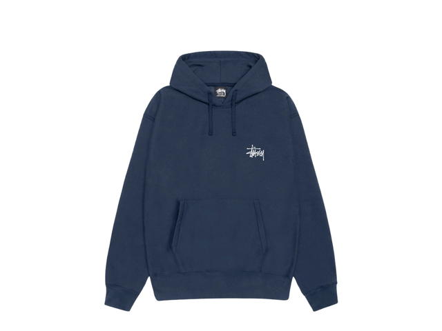Stussy Stussy Basic Stüssy Hoodie Navy 2024 - view 2
