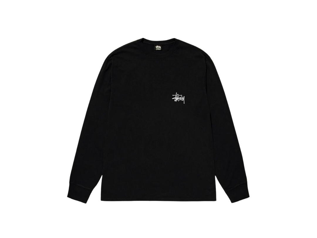 Stussy Stussy Basic Stüssy LS Tee Black