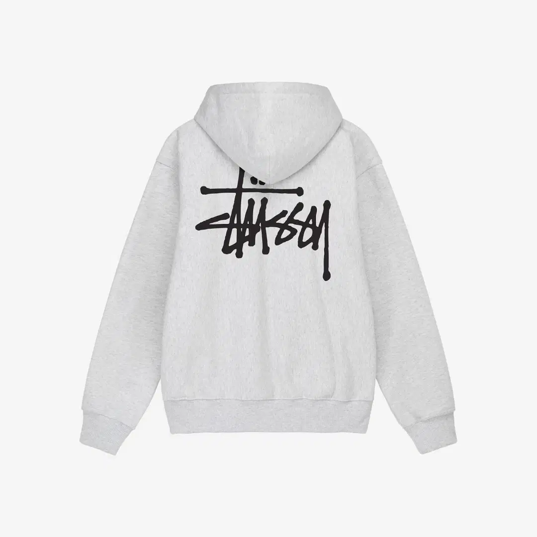 Stussy Stussy Basic Stussy Hoodie Ash Heather 2023