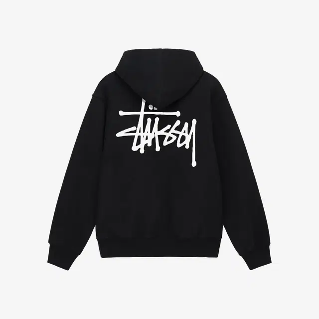Stussy Stussy Basic Stussy Hoodie Black 2023 - view 2
