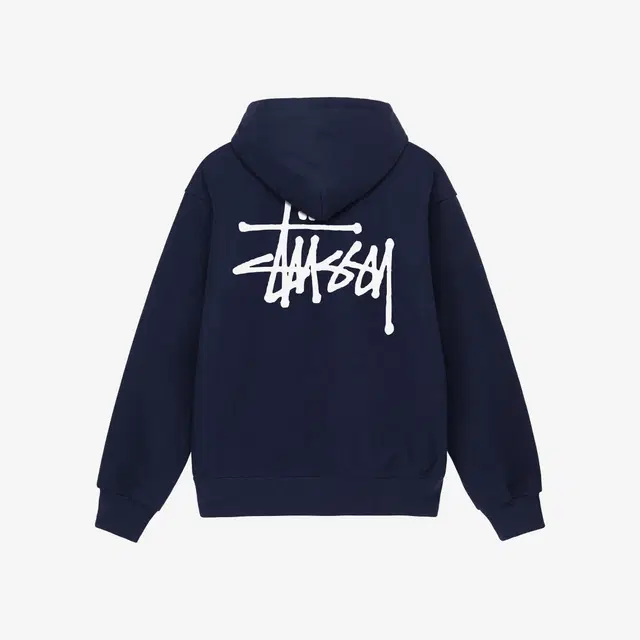 Stussy Stussy Basic Stussy Hoodie Navy 2023 - view 1