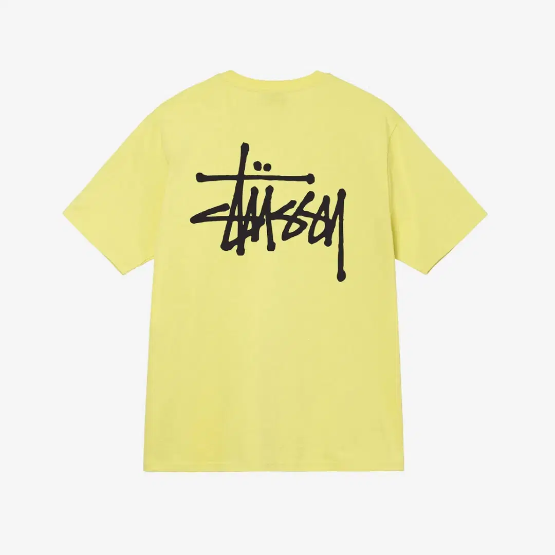 Stussy Stussy Basic Stussy T-Shirt Yellow 2022