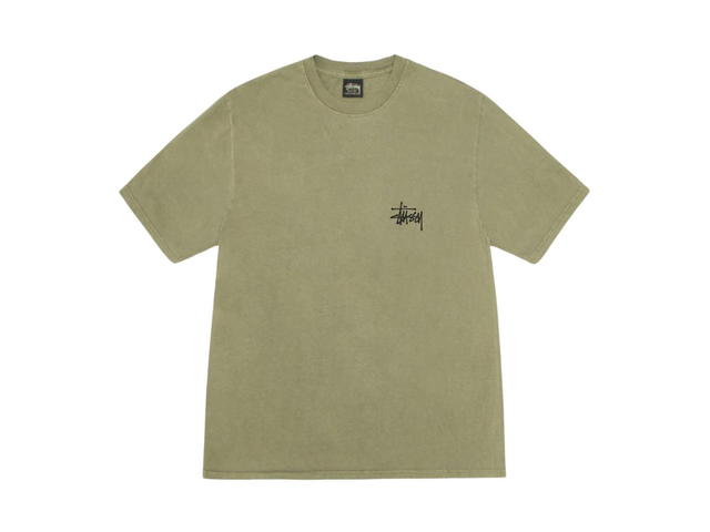 Stussy Stussy Basic Stussy Tee Pigment Dyed Olive - view 1