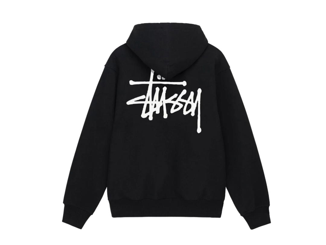 Stussy Stussy Basic Stussy Zip Hoodie Black (SS23)