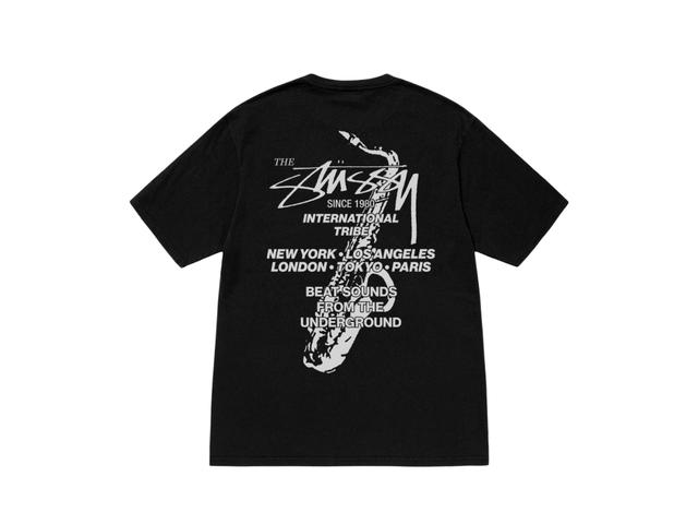 Stussy Stussy Beat Sounds Tee Pigment Dyed Black - view 2