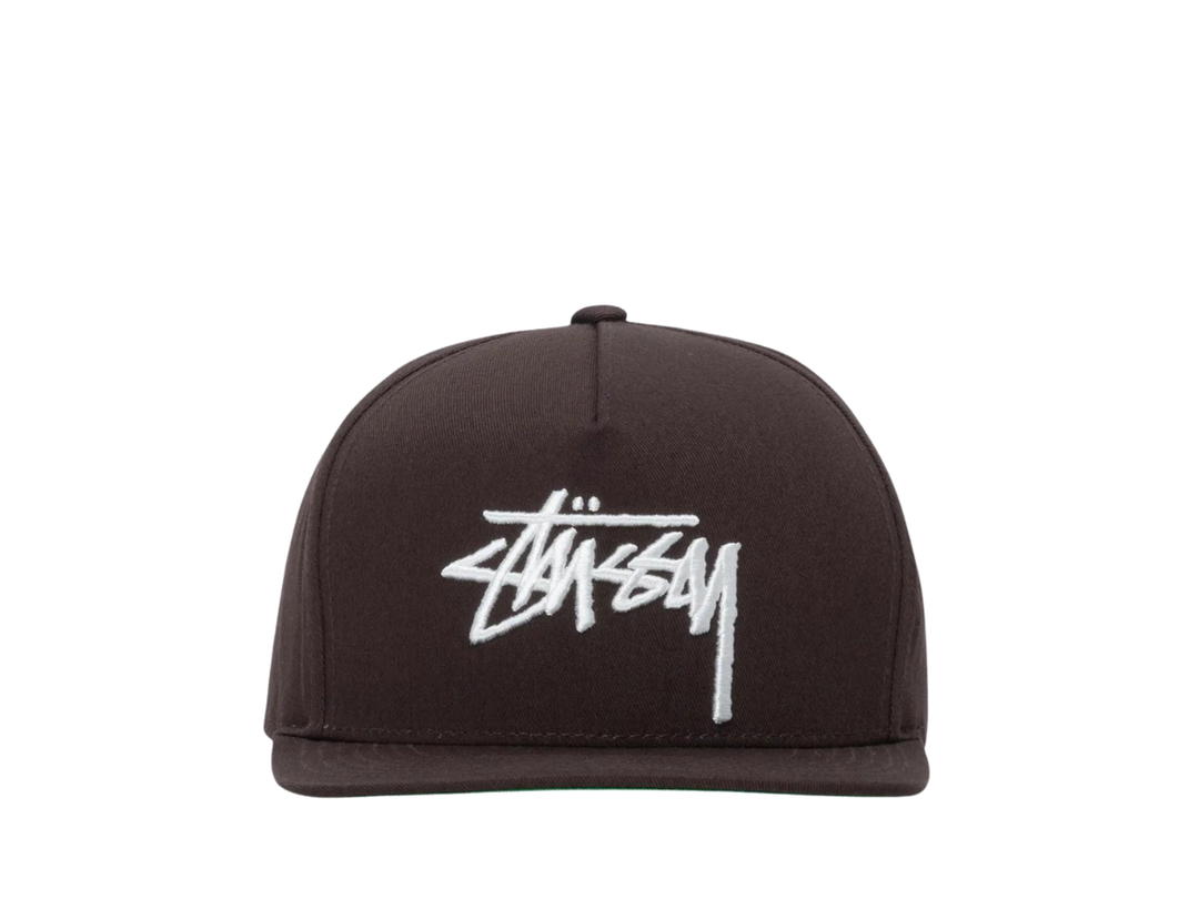 Stussy Stussy Big Stock Point Crown Cap Brown
