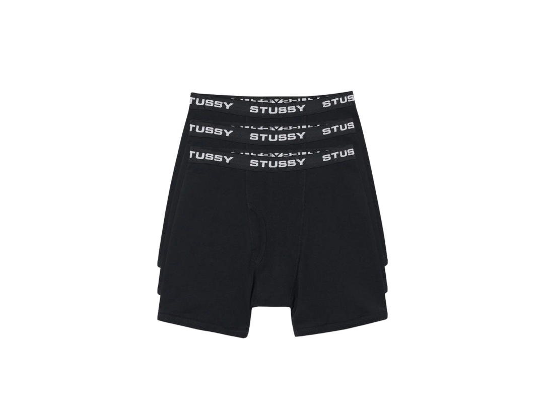 Stussy Stussy Boxer Briefs Black (3 Pack)