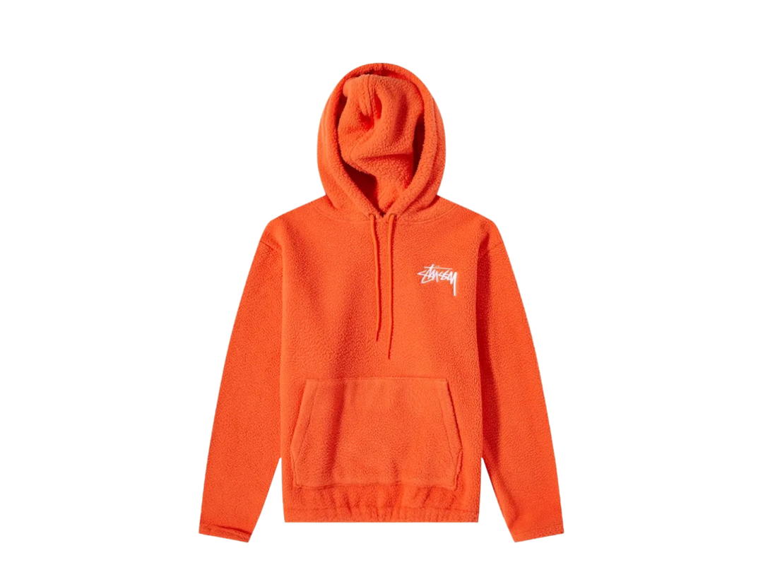 Stussy Stussy Bronson Sherpa Hoodie Safety Orange