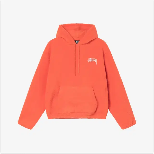 Stussy Stussy Bronson Sherpa Hoodie Safety Orange - view 2