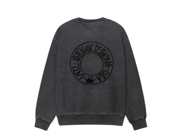 Stussy Stussy Buana Crew Pigment Dyed Black - view 2