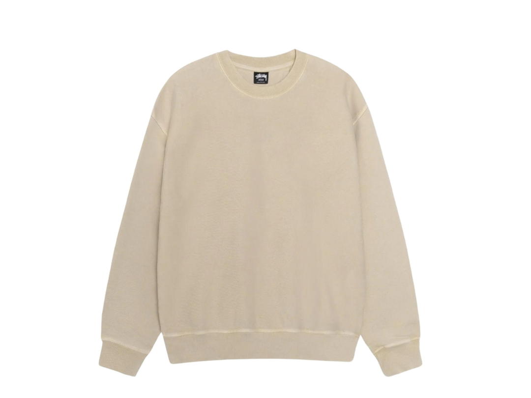 Stussy Stussy Buana Crew Pigment Dyed Khaki