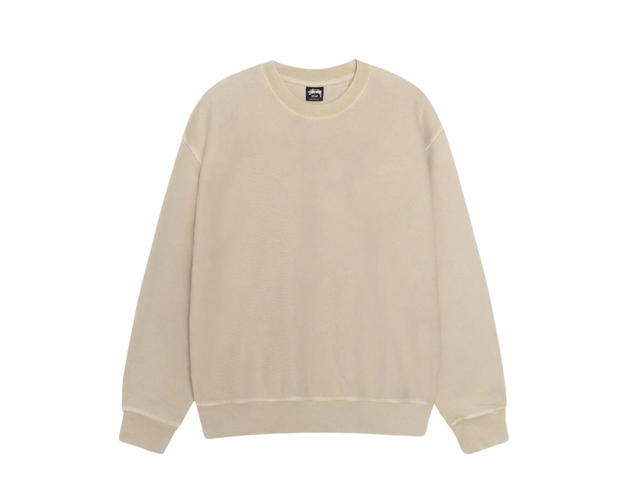 Stussy Stussy Buana Crew Pigment Dyed Khaki - view 1