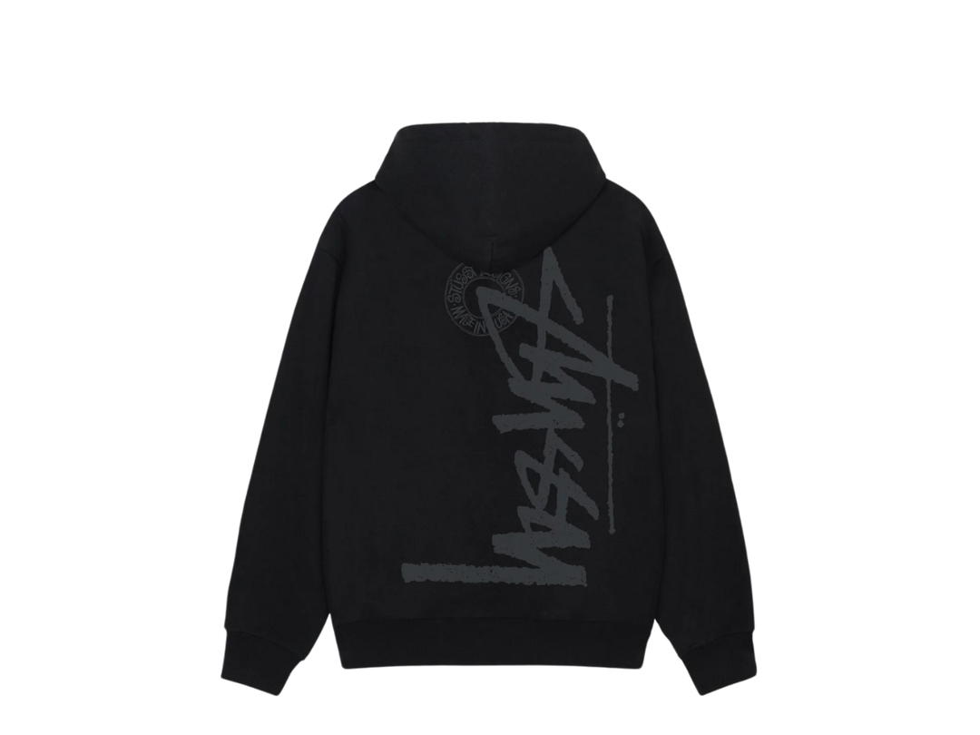 Stussy Stussy Buana Stock Zip Hoodie Black (FW24)