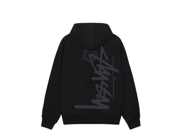 Stussy Stussy Buana Stock Zip Hoodie Black (FW24) - view 1