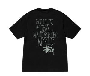 Buy Stussy Built In Usa Tee Pigment Dyed Black at Sasom – Authentic and Ready to Ship
