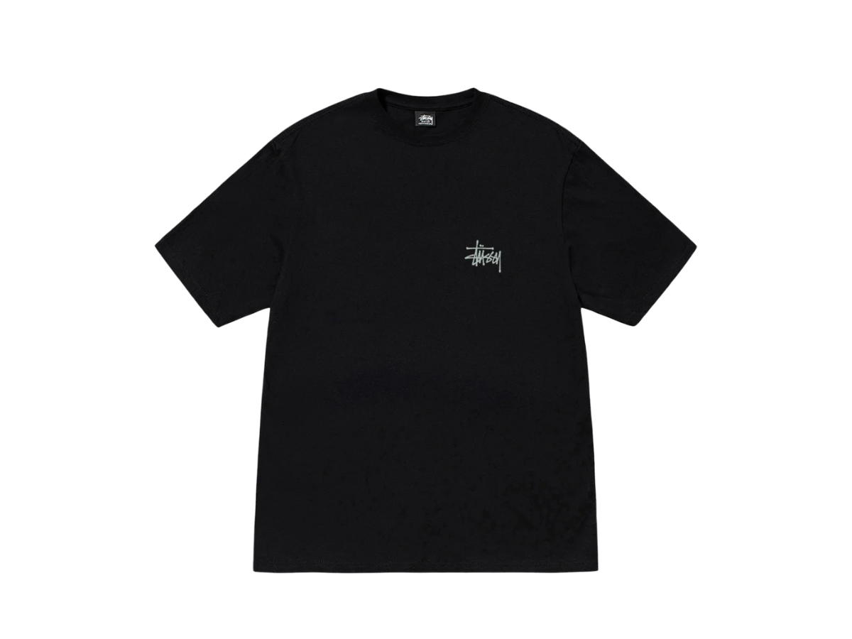 Stussy Stussy Built In Usa Tee Pigment Dyed Black