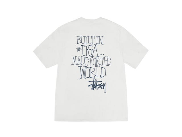 Stussy Stussy Built In Usa Tee Pigment Dyed Natural - view 2
