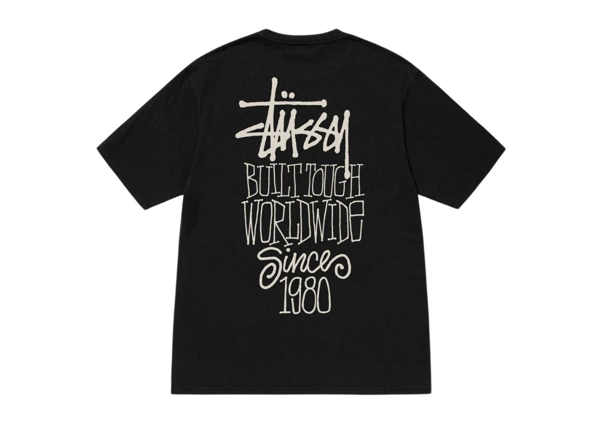 Stussy Stussy Built Tough Tee Pigment Dyed Black