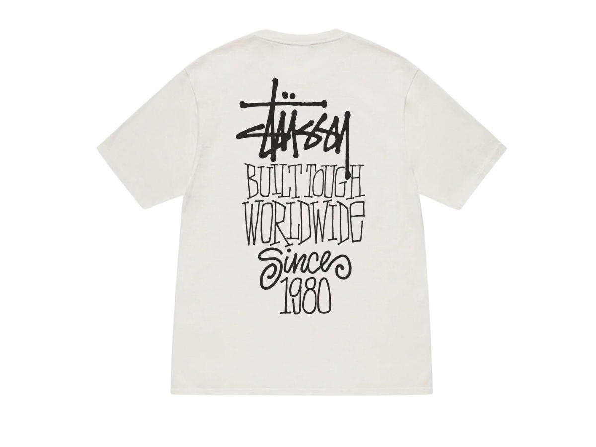 Stussy Stussy Built Tough Tee Pigment Dyed Natural