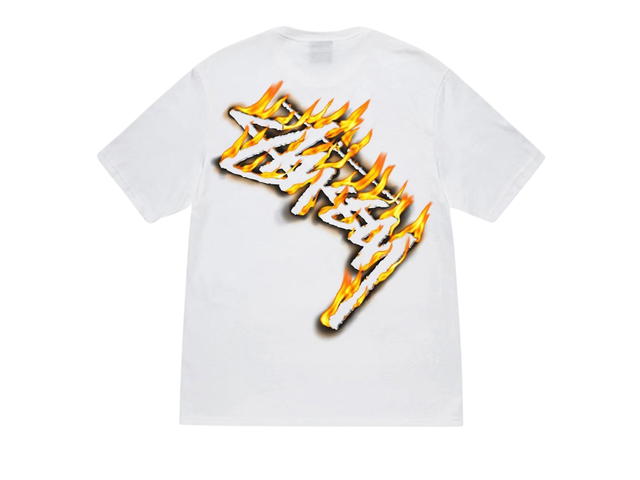 Stussy Stussy Burning Stock Tee White - view 1