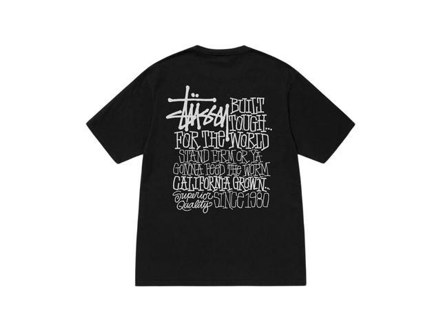Stussy Stussy California Grown Tee Pigment Dyed Black - view 2