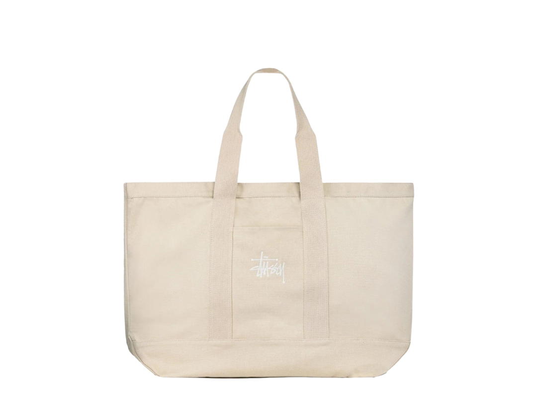 Stussy Stussy Canvas Extra Large Tote Bag Natural