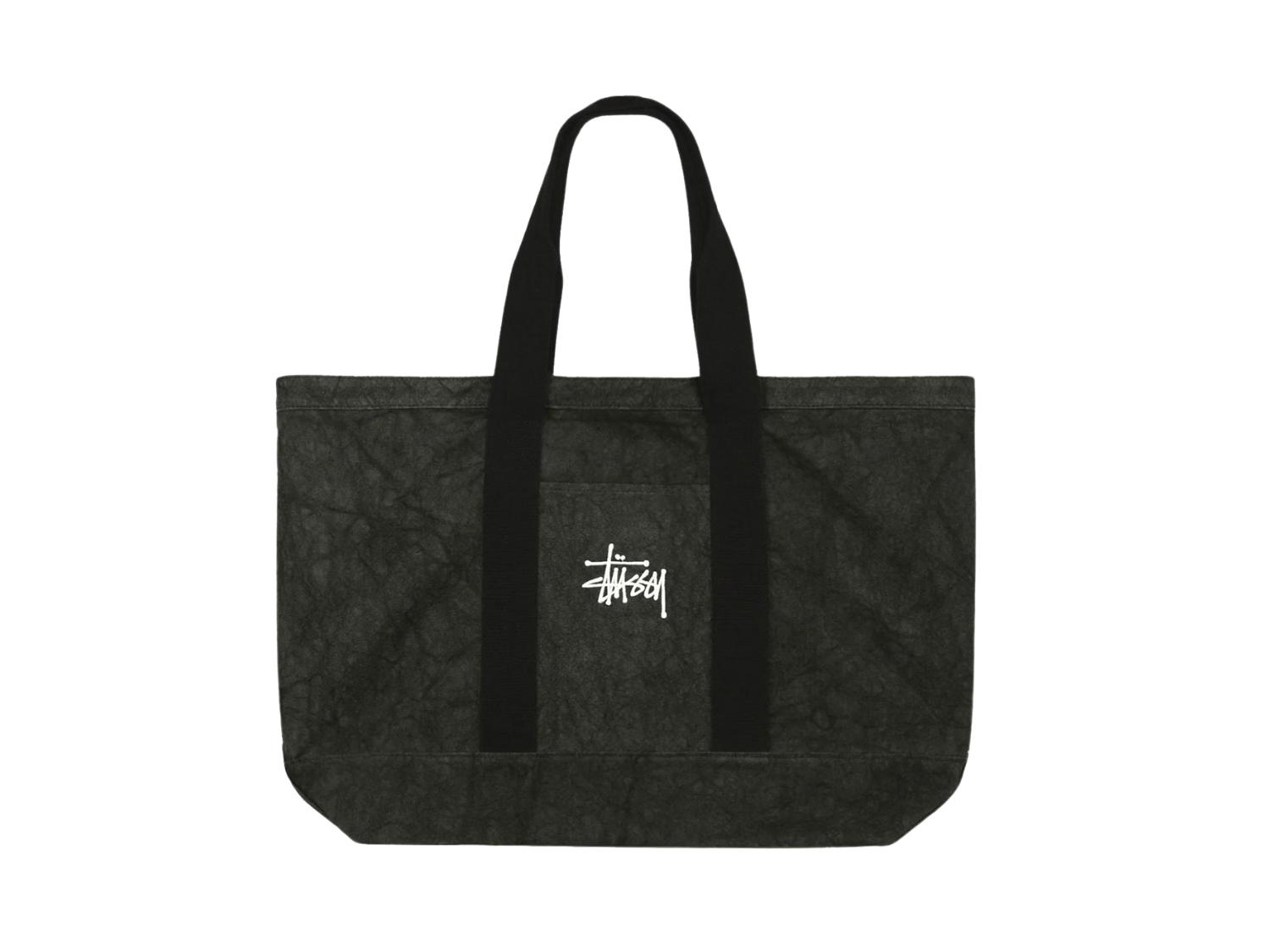Stussy Stussy Canvas Extra Large Tote Bag Washed Black
