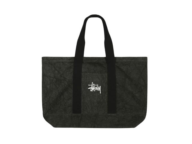Stussy Stussy Canvas Extra Large Tote Bag Washed Black - view 1