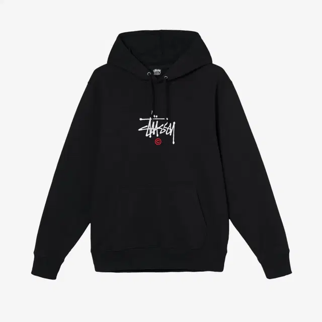 Stussy Stussy Copyright Applique Hoodie Black - view 1