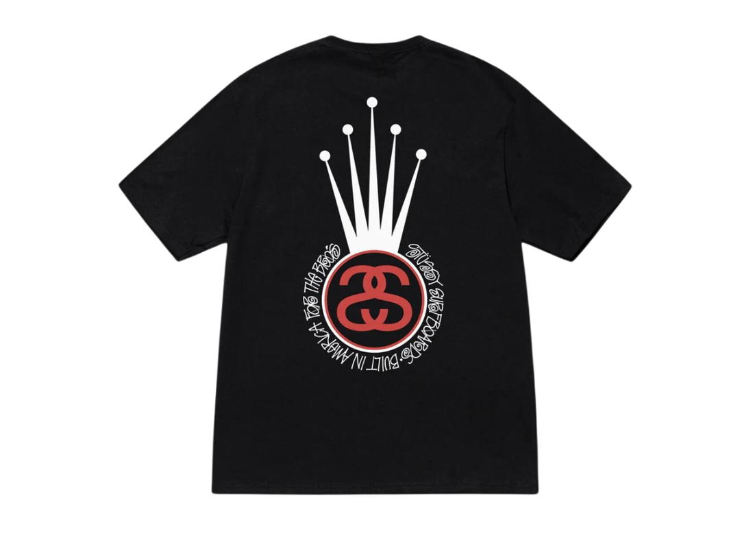 Stussy Stussy Crown Link Tee Black